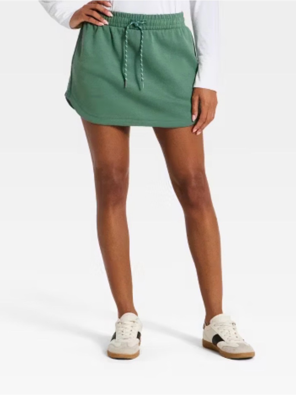 Airy Sleek Pique Pleated Skort all in motion NWOT